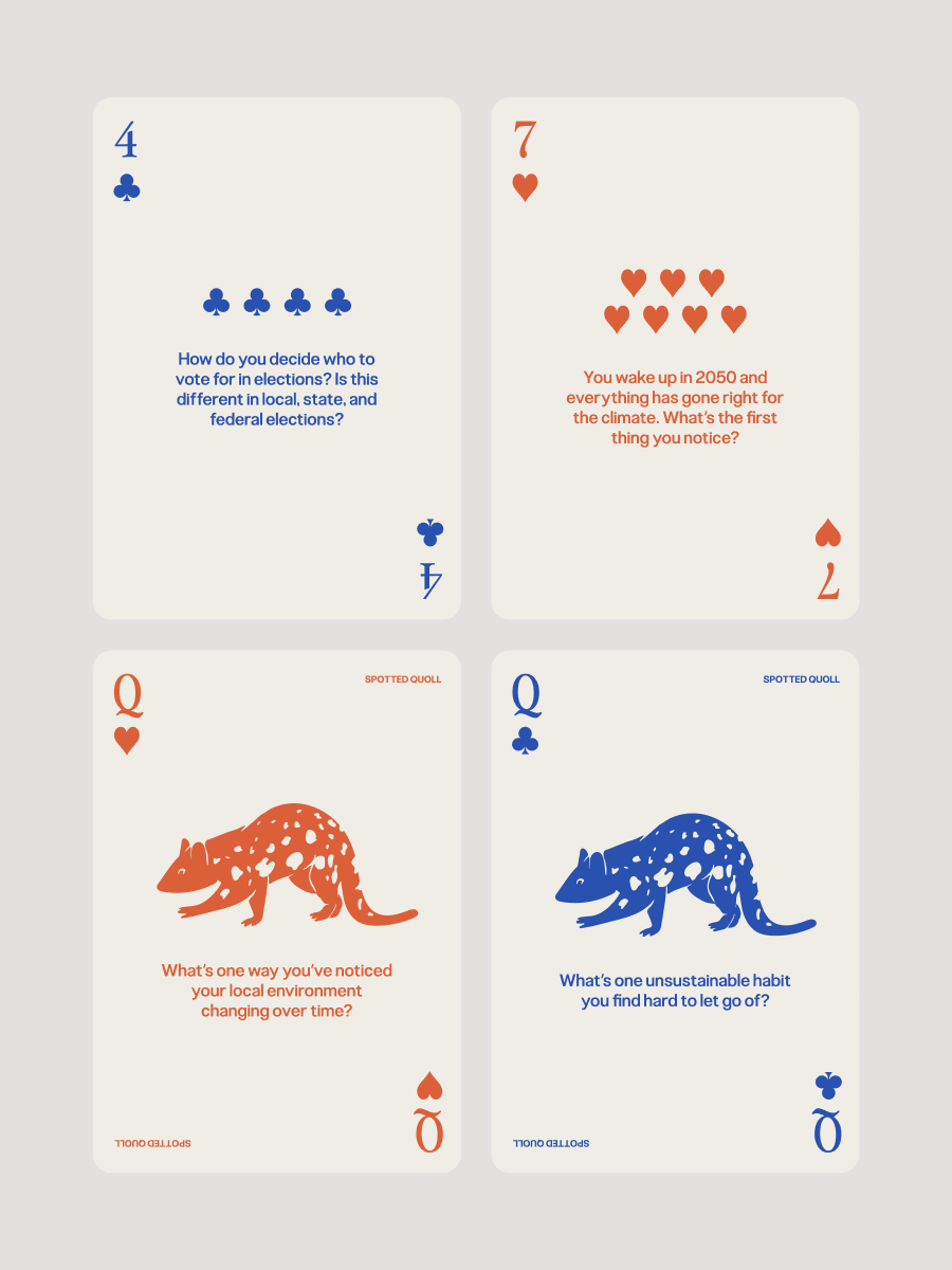 Conversation & Playing Cards